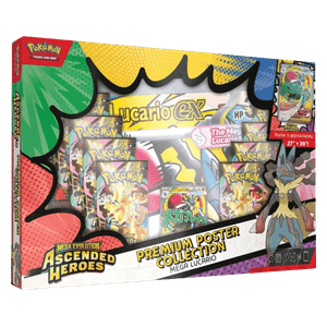 Héroes Ascendentes: Mega Lucario Premium Poster Collection | Español