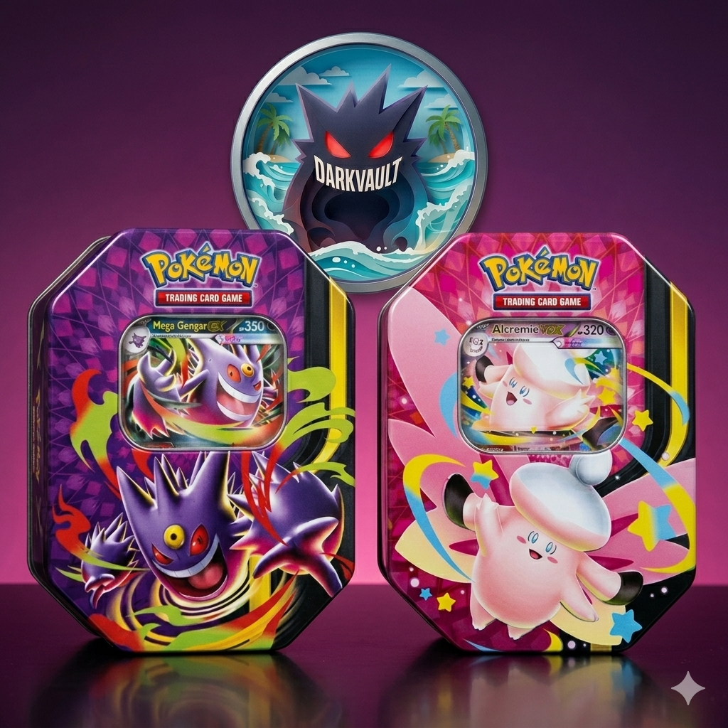 Pack Lata Mega Gengar EX + Lata Mega Clefable EX