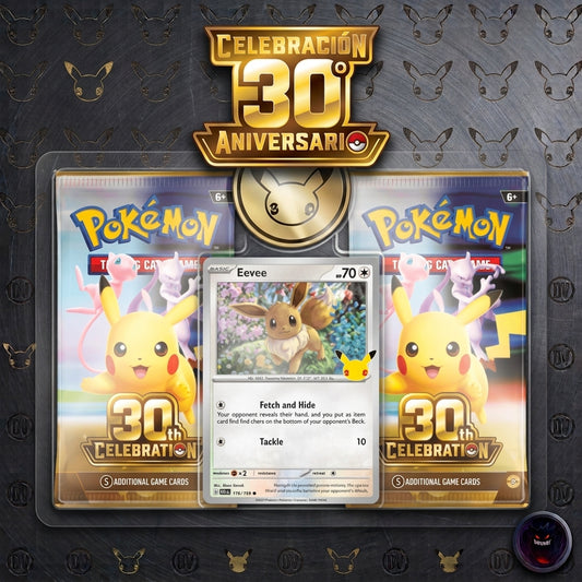 Blister 2 Sobres de Celebración 30º Aniversario: Eevee | Español