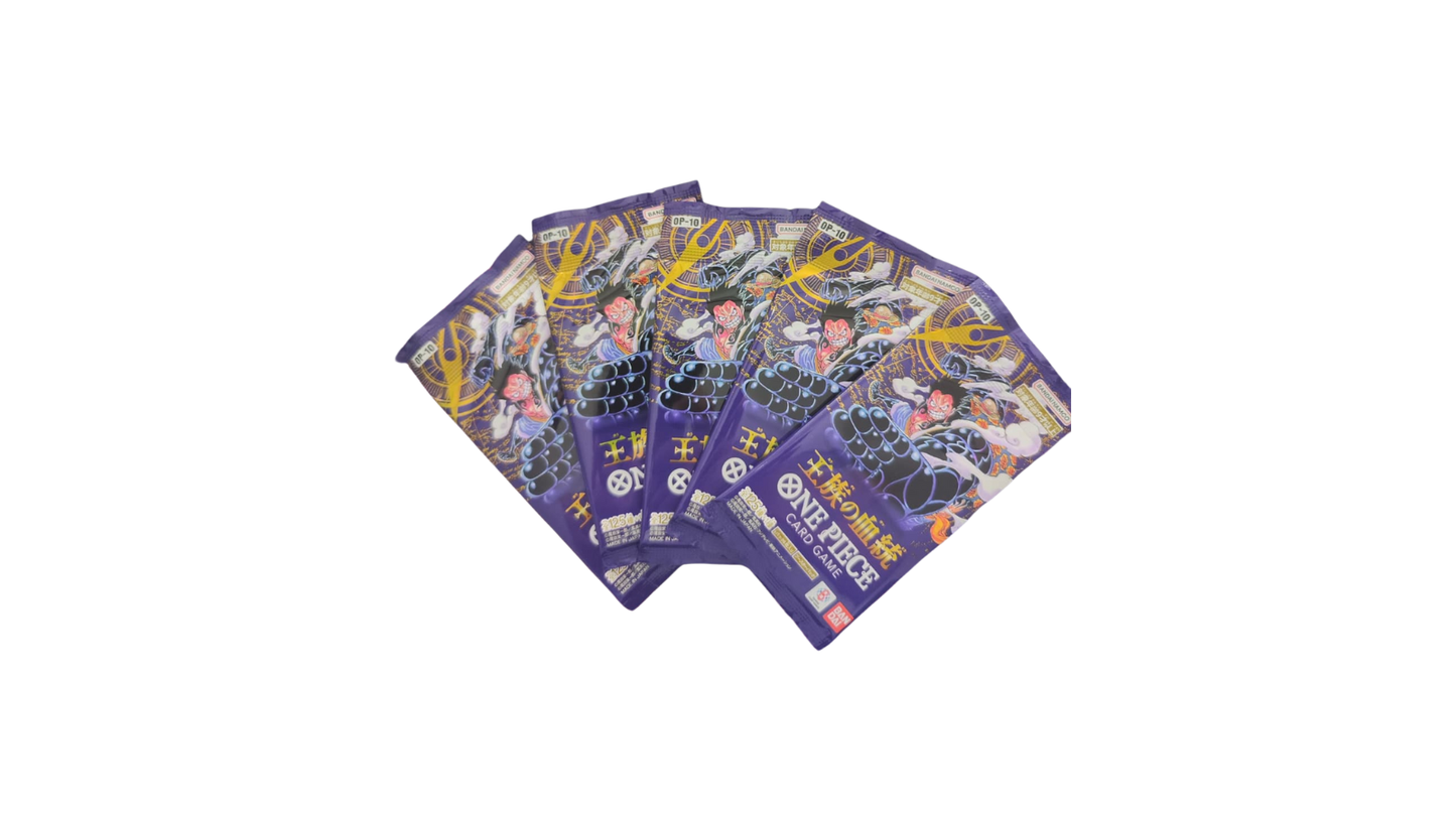 5 Sobres Royal Blood OP-10 Japones